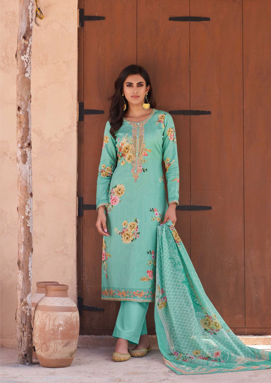 Aarke By The Hermitage Shop Viscose Lawn Digital Printed Dress Material Wholesale Shop In Surat